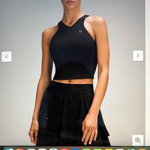 NWT lululemon athletica cropped V-Neck Tennis Tank